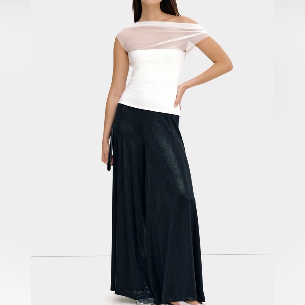 NWT Marcella Metallic Georgia Pants